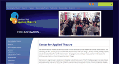 Desktop Screenshot of centerforappliedtheatre.org